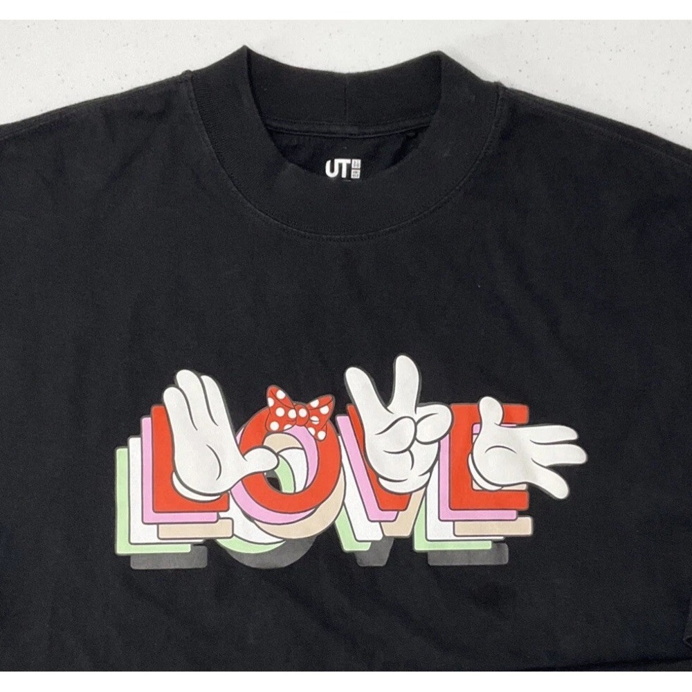 Ambush x Uniqlo Disney Shirt Sz M LOVE Minnie Mouse Oversized Tee Limited Ed
